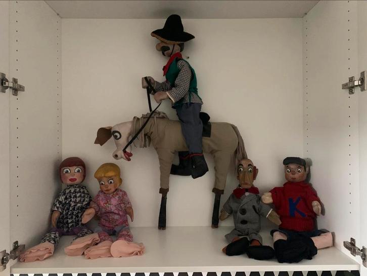 5 Poppenspel kiekeboe  deel 1, Verzamelen, Poppen, Zo goed als nieuw, Ophalen