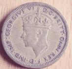 BRITISCH WEST AFRICA 6 PENCE 1947 KM 22  VF/XF, Postzegels en Munten, Losse munt, Overige landen, Verzenden