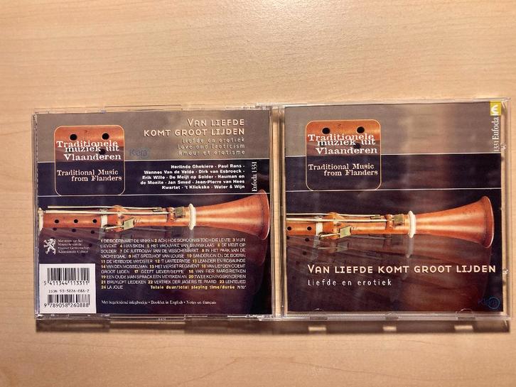 6 cd's traditionele muziek uit Vlaanderen, CD & DVD, CD | Autres CD, Comme neuf, Enlèvement