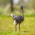 metalen struisvogel - Mooievogels, Ophalen of Verzenden, Nieuw, Metaal, Dierenbeeld