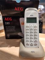 AEG D81 draadloze telefoon, Telecommunicatie, Vaste telefoons | Handsets en Draadloos, Zo goed als nieuw