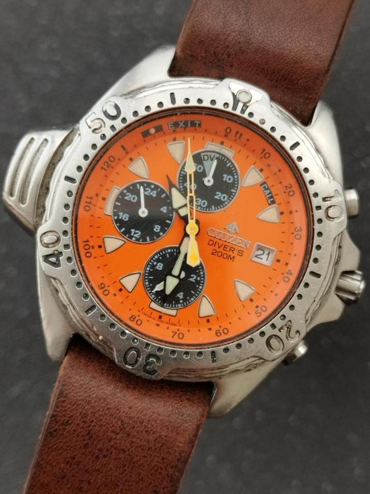 Vintage Citizen Promaster Aqualand, Handtassen en Accessoires, Horloges | Heren, Citizen, Verzenden