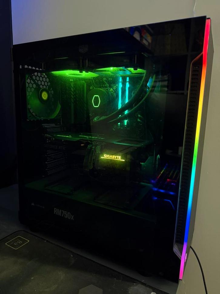 PC GAMING RGB, Computers en Software, Desktop Pc's, Zo goed als nieuw, HDD, Gaming, Ophalen