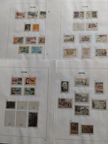 Lot Spanje** 1980 (4 davo bladen) beschikbaar voor biedingen