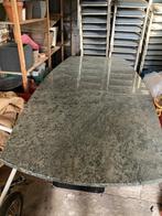marmeren tafel, Huis en Inrichting, Ophalen, Gebruikt, Bureau