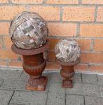 Set deux vases Médicis en fonte, Tuin en Terras, Tuinvazen, Ophalen, Zo goed als nieuw