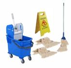 25L ERGO Kentucky DWEILEMMER set Dweil - 2 extra mops & bord, Huis en Inrichting, Schoonmaakartikelen, Ophalen of Verzenden, Dweilemmer, -bak, of -wagen