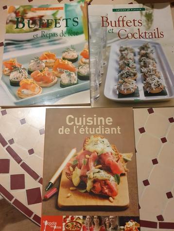 3 livres de recettes  beschikbaar voor biedingen