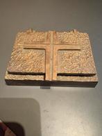 Heilig kistje, kruis, inri, brons, koper, antiek, vintage,, Antiek en Kunst, Antiek | Religieuze voorwerpen, Verzenden