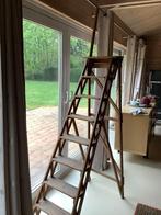 Houten bib ladder, Antiek en Kunst, Antiek | Meubels | Stoelen en Sofa's, Ophalen