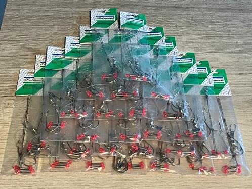 NIEUW : 33 * Gulpaternosters voor kabeljauw vissen - 25% !!, Watersport en Boten, Hengelsport | Zeevissen, Nieuw, Complete set