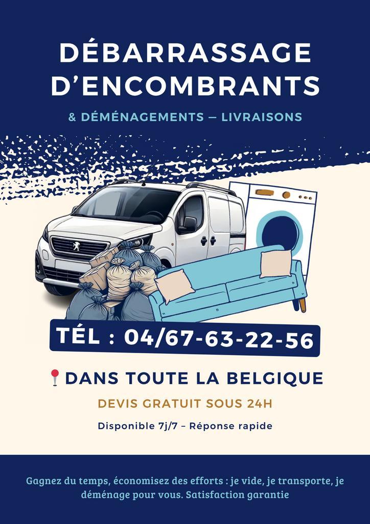 Débarrasser encombrant - service - transport, Vacatures, Vacatures | Chauffeurs