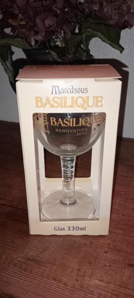 Brasserie bierglas Maredsous Basilic Abbey 2030, Verzamelen, Biermerken, Nieuw, Glas of Glazen, Duvel, Ophalen of Verzenden