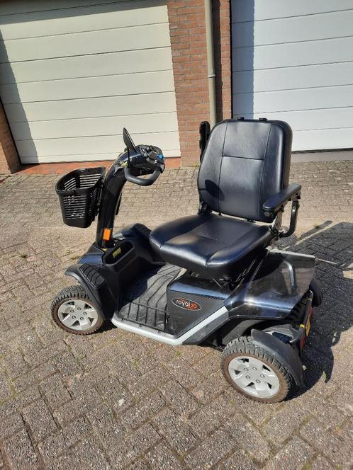 zwarte scootmobiel royal 20 4 wielen, Diversen, Brommobielen en Scootmobielen, Zo goed als nieuw, Pride, 36 t/m 45 km, 16 km/u of meer