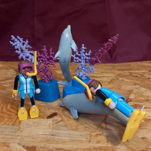 Playmobil 3948 - Dolfijn met duikster (2 sets), Kinderen en Baby's, Speelgoed | Playmobil, Zo goed als nieuw, Ophalen of Verzenden