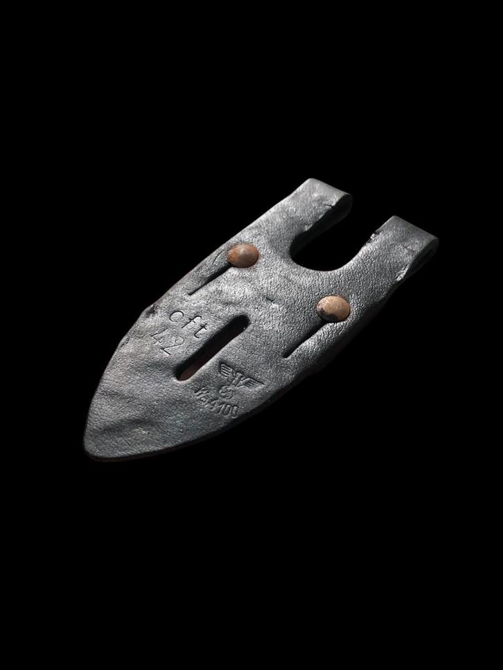 Lasche en cuir en verre de service WW2 Wehrmacht, Collections, Objets militaires | Seconde Guerre mondiale, Enlèvement ou Envoi