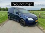 Volkswagen Caddy 1.9 TDI 145PK Airco youngtimer!, Autos, Camionnettes & Utilitaires, 4 portes, Tissu, 685 kg, Bleu