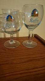 2 lunettes Leffe avec logo coloré, Collections, Verres & Petits Verres, Comme neuf, Enlèvement ou Envoi