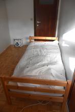 één-persoonsbed met lattenbodem en matras, Huis en Inrichting, Ophalen, Gebruikt, 90 cm, 190 cm of minder