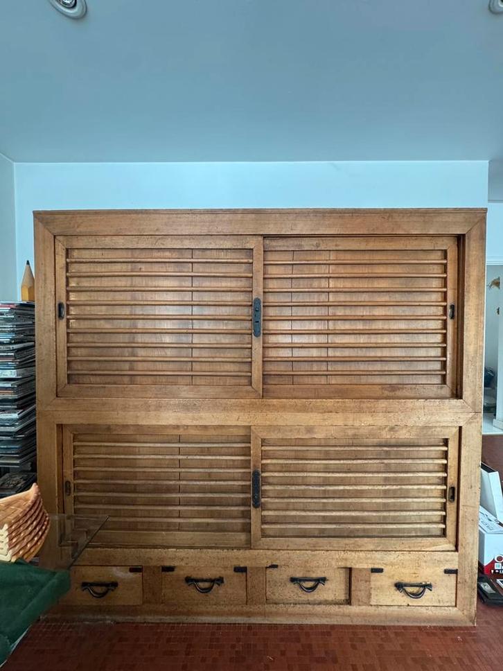 Grand buffet japonais Tansu Todana, Huis en Inrichting, Kasten | Buffetkasten, Gebruikt, Ophalen