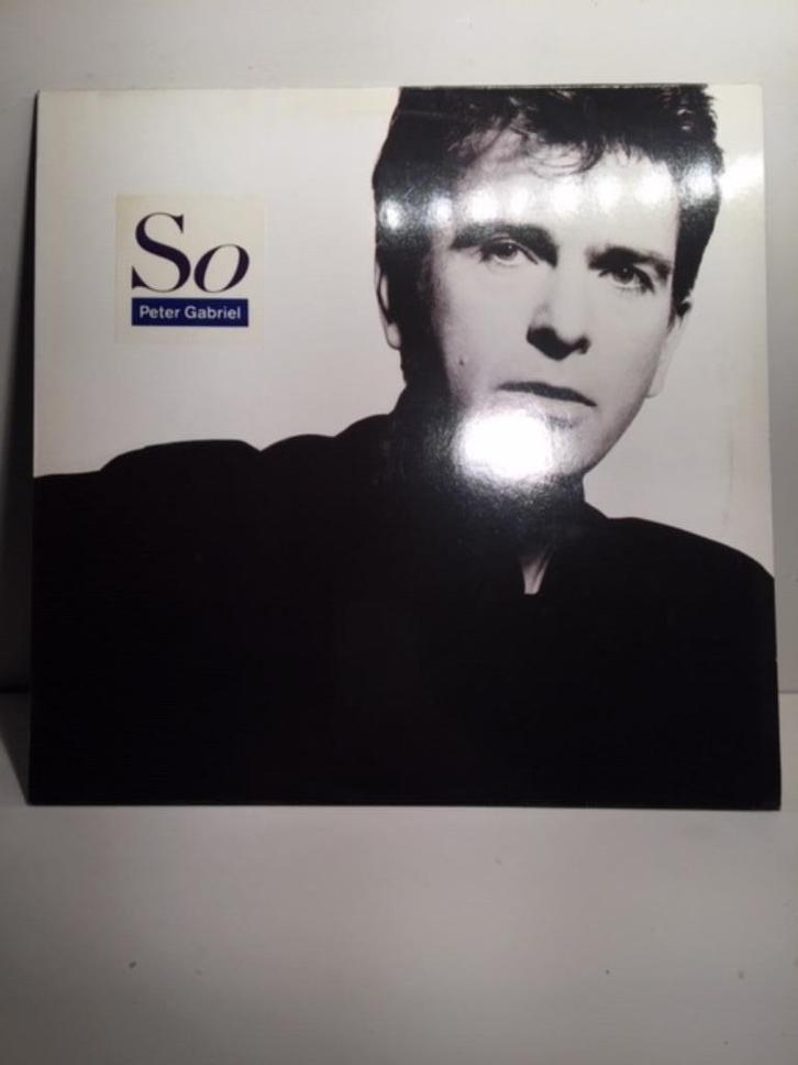 LP - Peter Gabriel - So ( Vinyl ), Cd's en Dvd's, Vinyl | Rock, Zo goed als nieuw, Poprock, 12 inch, Ophalen of Verzenden