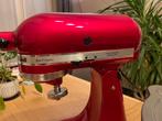 Appelrode kitchenaid keukenrobot mét veel accessoires!, Elektronische apparatuur, Keukenmixers, Vaatwasserbestendig, Gebruikt