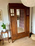 Antieke spiegelkast, Antiek en Kunst, Ophalen