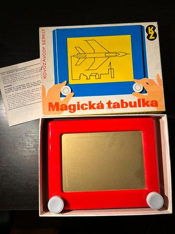 Vintage magisch tekenbord jaren 70 beschikbaar voor biedingen