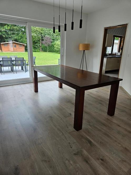 Eetkamer in kerselaar (massief), Huis en Inrichting, Tafels | Eettafels, Gebruikt, Kersenhout, Ophalen
