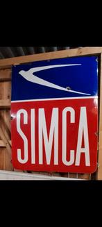 Emaille bord Simca, Ophalen, Gebruikt