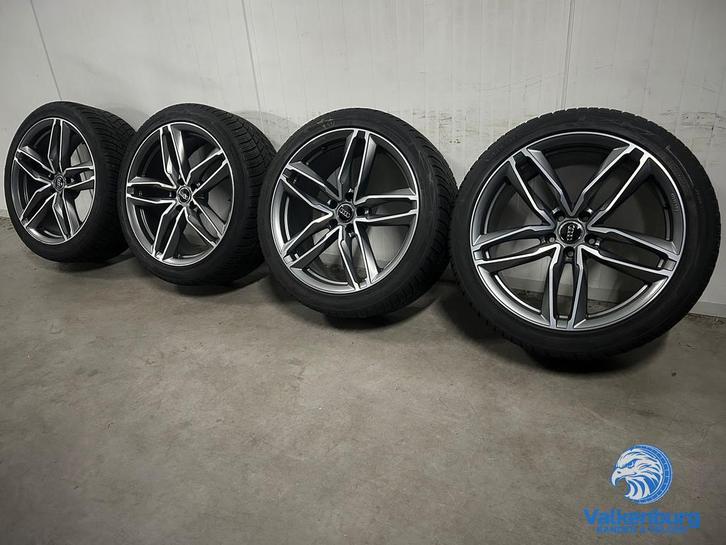 7mm! Audi A6 RS6 look Q3 20 inch zwarte GMP Atom velgen 5x11, Auto-onderdelen, Banden en Velgen, Banden en Velgen, Winterbanden