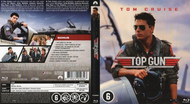 top gun (blu-ray) nieuw, Cd's en Dvd's, Blu-ray, Zo goed als nieuw, Actie, Ophalen of Verzenden