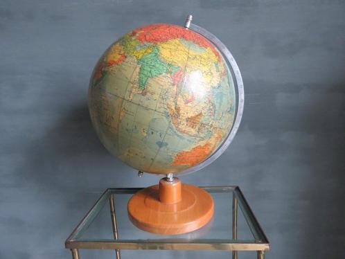 Grote vintage Globe Räths, Antiquités & Art, Curiosités & Brocante, Enlèvement ou Envoi
