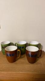Lot de 5 mugs OXO, Collections, Marques & Objets publicitaires, Comme neuf