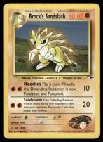 Brock's Sandslash 23/132 - Gym Heroes, Hobby en Vrije tijd, Verzamelkaartspellen | Pokémon, Verzenden, Gebruikt