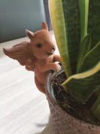 Twee bloempothouders 'Eekhoorn en vos', Tuin en Terras, Ophalen of Verzenden, Binnen