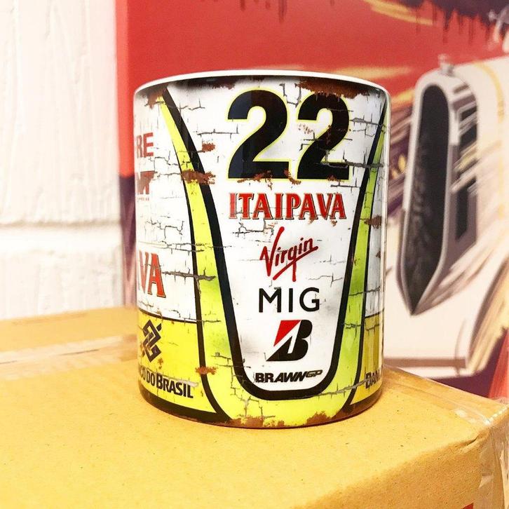 Jenson Button Brawn GP mok Vintage olie F1 Autosport NIEUW, Verzamelen, Automerken, Motoren en Formule 1, Nieuw, Formule 1, Ophalen of Verzenden