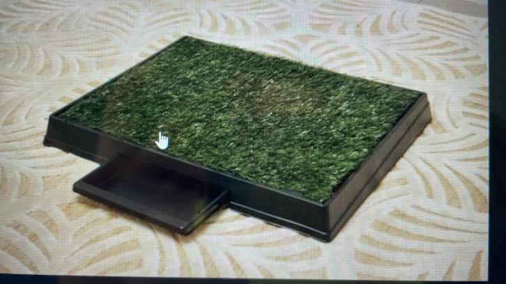hondentoilet met kunstgras, Dieren en Toebehoren, Honden-accessoires, Zo goed als nieuw, Ophalen