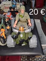 Différents Action Man dont certains avec véhicules, Enlèvement ou Envoi