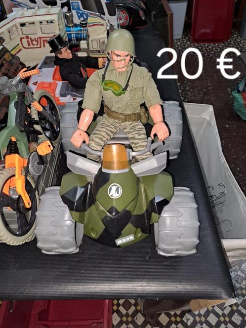 Différents Action Man dont certains avec véhicules, Antiquités & Art, Antiquités | Jouets, Enlèvement ou Envoi