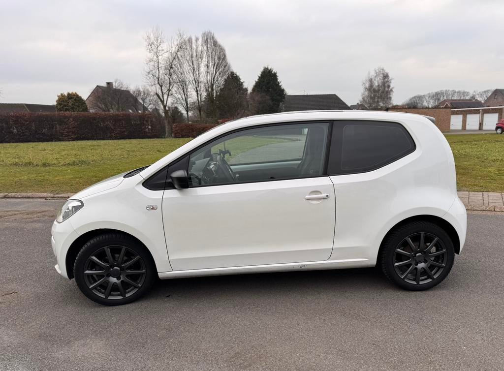 Volkswagen Up! 1.0 – 2012 – panoramadak, Auto's, 4 zetels, Stof, Wit, Handgeschakeld