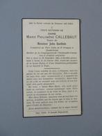 Marie Callebaut Aalst 1862 stichter 3e orde Denderleeuw, Verzamelen, Bidprentjes en Rouwkaarten, Verzenden, Bidprentje