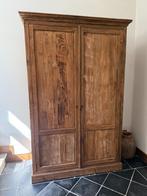 vestiairekast, Huis en Inrichting, Kasten | Kleerkasten, Ophalen, 100 tot 150 cm, 200 cm of meer, Teakhout