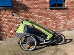 Croozer Fietskar kan ook als dubbele buggy gebruikt worden, Vélos & Vélomoteurs, 40 à 60 kg, Pliable, Croozer, Comme neuf