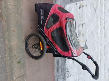 remorque vélo pour animaux, Remorque pour chien, Pliable, Comme neuf, Enlèvement