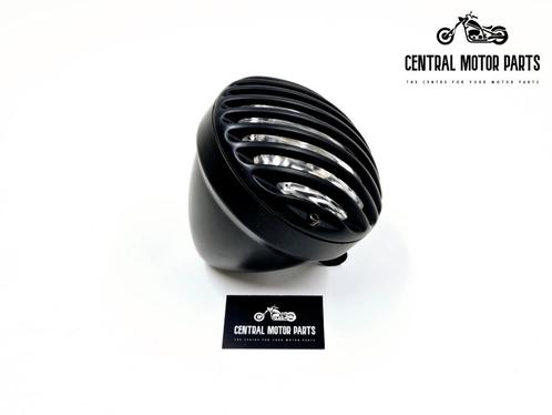 5.75 inch zwarte koplamp behuizing + koplamp, Motoren, Onderdelen | Harley-Davidson, Gebruikt, Ophalen of Verzenden