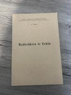 (EEKLO) Rederijkers te Eeklo., Boeken, Geschiedenis | Stad en Regio, Gelezen, Ophalen of Verzenden