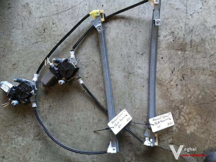 Renault scenic '01 electr raammech. L voor, Auto-onderdelen, Ruiten en Toebehoren, Gebruikt, Ophalen of Verzenden