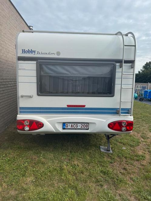 Caravan met opblaasbare voortent te koop, Caravans en Kamperen, Caravans, Particulier, tot en met 4, 1000 - 1250 kg, Rondzit, Hobby