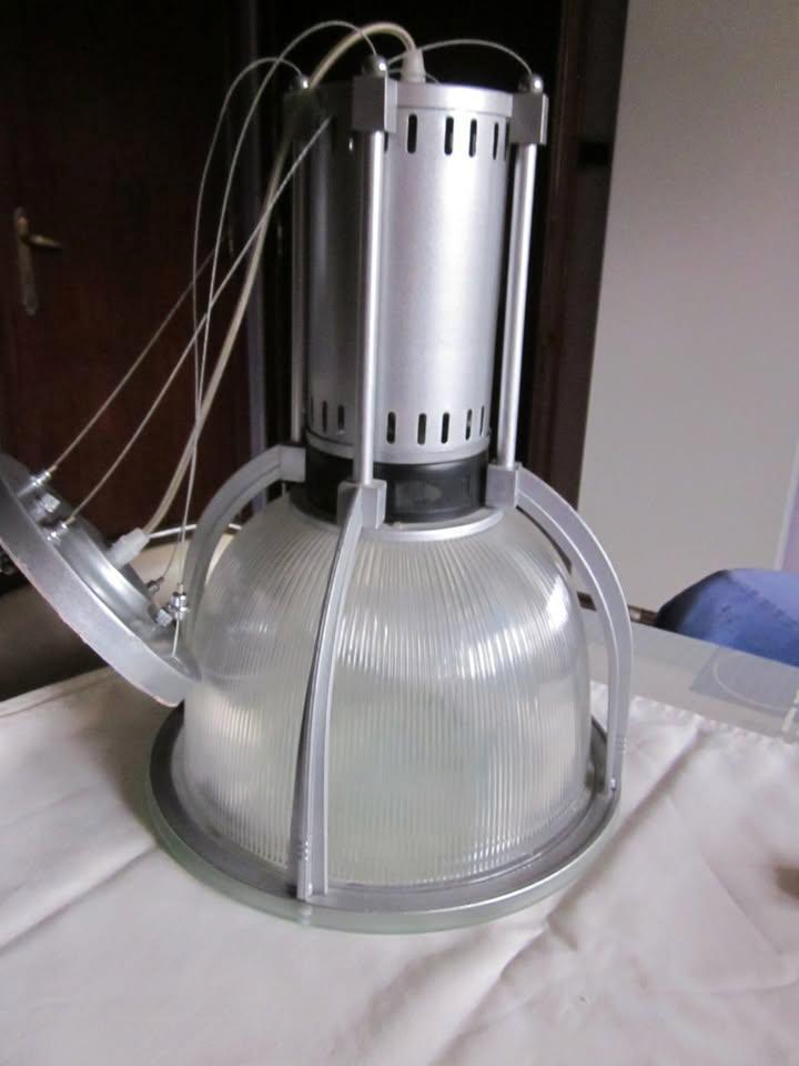 hanglicht, Maison & Meubles, Lampes | Suspensions, Comme neuf, 50 à 75 cm, Verre, Synthétique, Métal, Autres matériaux, Enlèvement